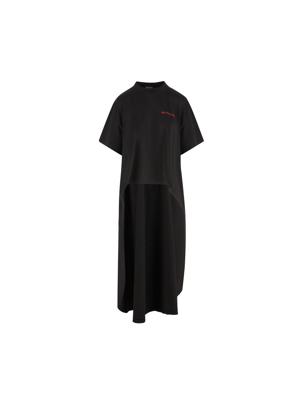 Balenciaga Women's Back Gradient Cotton T-Shirt in Black - view 1