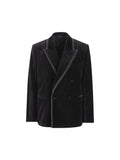 Fendi Women's Velvet Blazer in Black - view 1