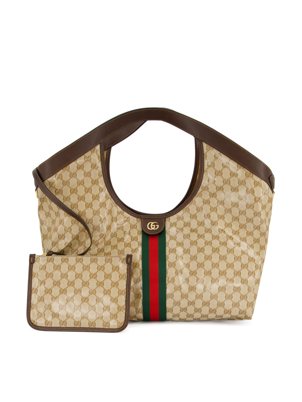 Gucci Women's Giglio Canvas Tote Bag in Beige - view 1