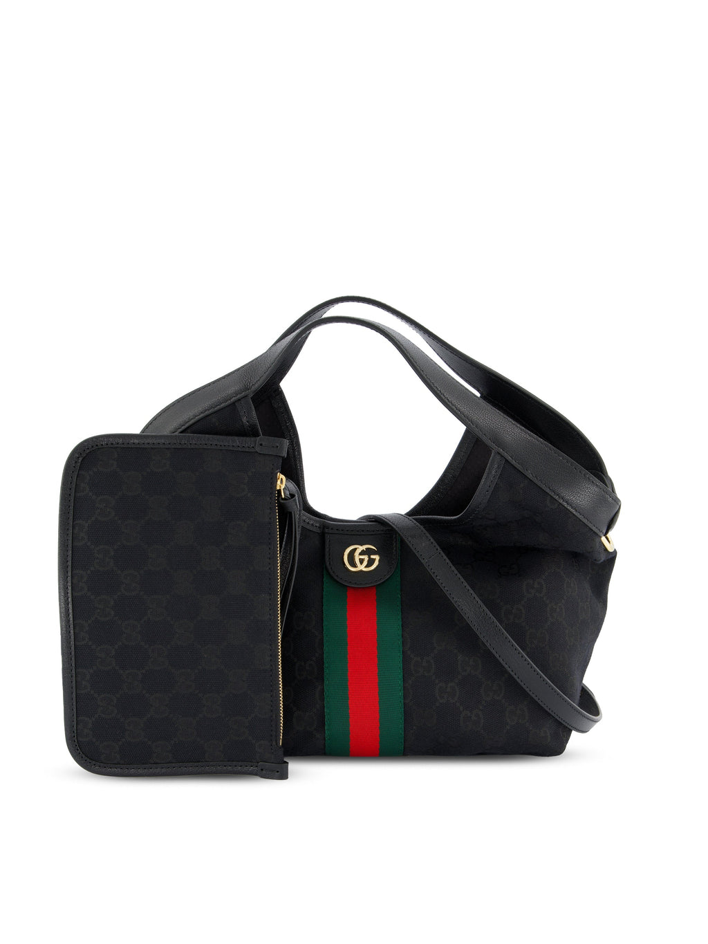Gucci Women's Giglio GG Canvas Tote Bag in Black - view 1
