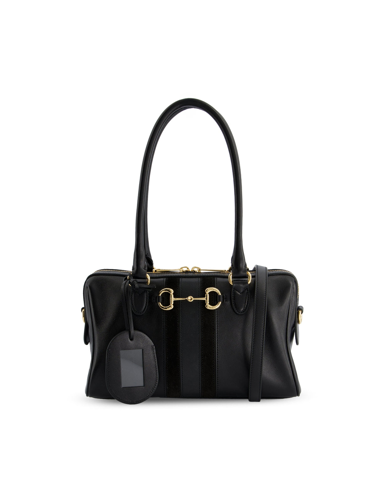 Gucci Women's Borsetto Medium Leather Bag in Black - view 1