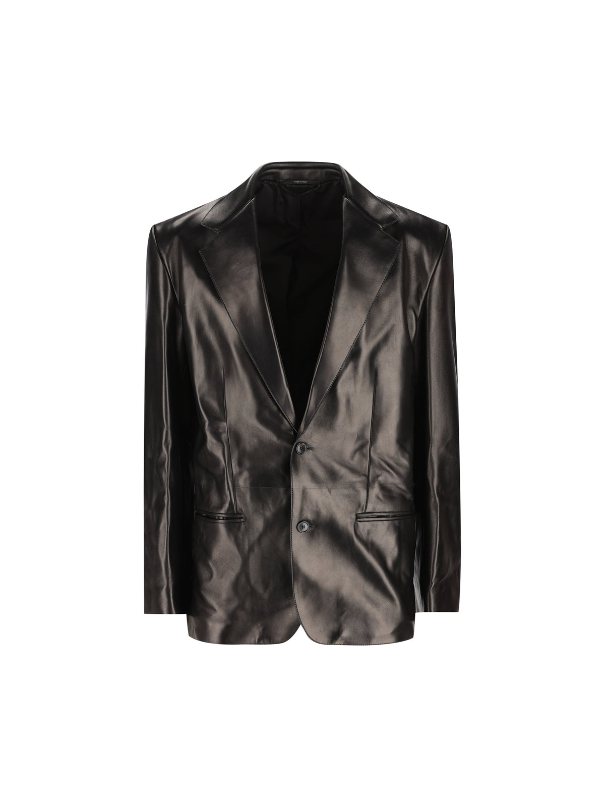 Gucci Men's Leather Blazer in Black - view 1