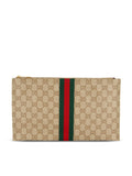Gucci Women's GG Canvas Pouch in Beige - view 1