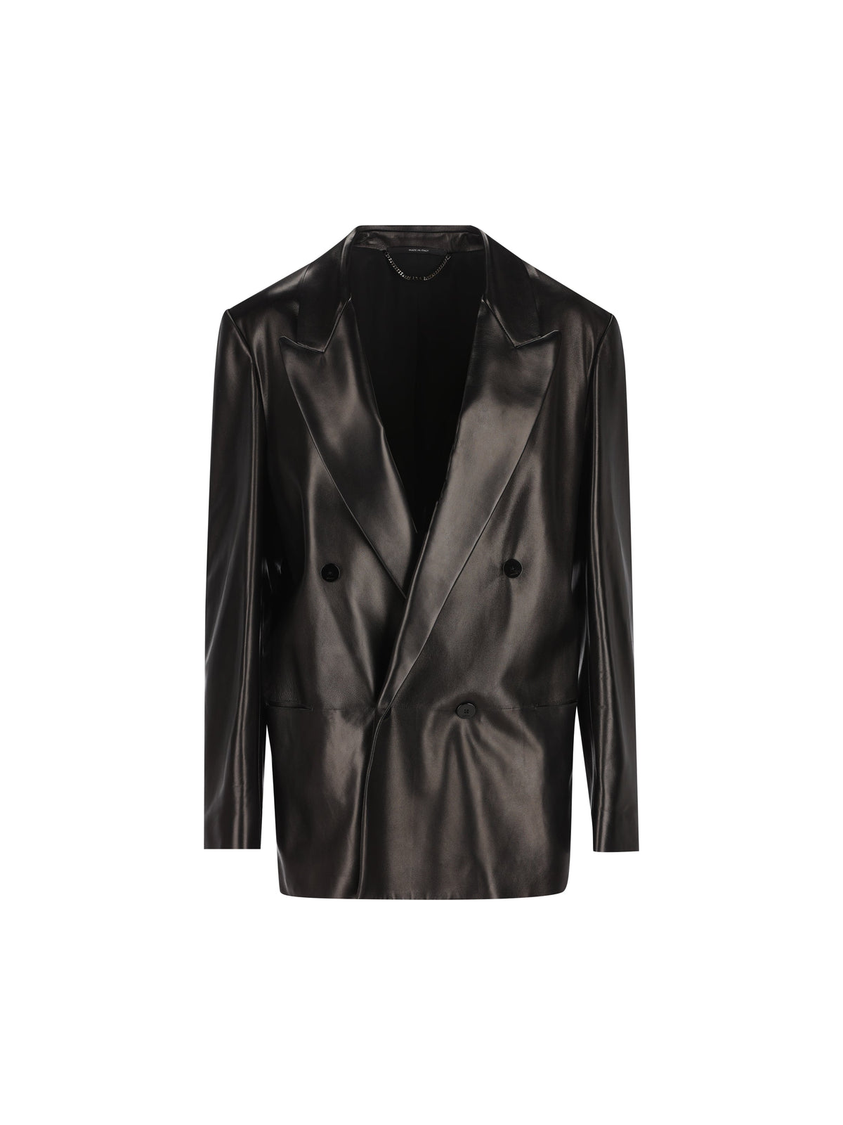 Gucci Women's Nappa Leather Blazer in Black - view 1