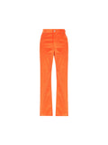 Loewe Women's Cotton Corduroy Trousers in Orange - view 1