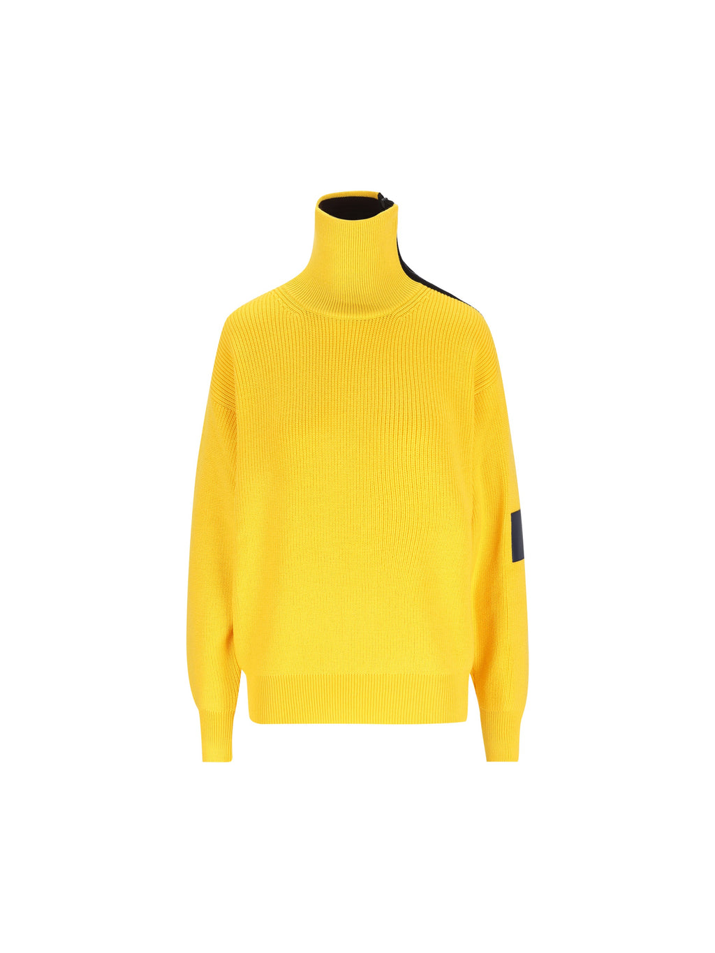 Loewe Women's Wool Zip Jumper in Yellow - view 1