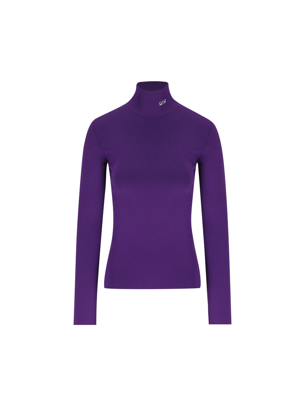 Loewe Women's Viscose Blend Jumper in Purple - view 1