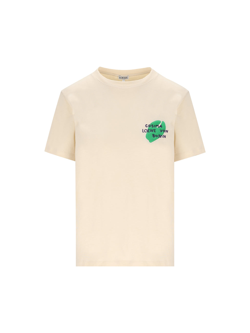 Loewe Women's Cotton T-Shirt in Beige - view 1