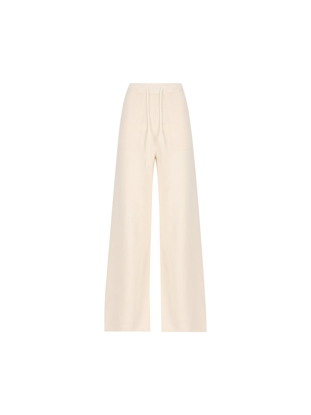 Max Mara Women's Wide Cashmere Trousers in White - view 1