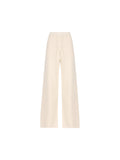 Max Mara Women's Wide Cashmere Trousers in White - view 1