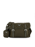 Prada Women's Re-Nylon Large Shoulder Bag in Green - view 1