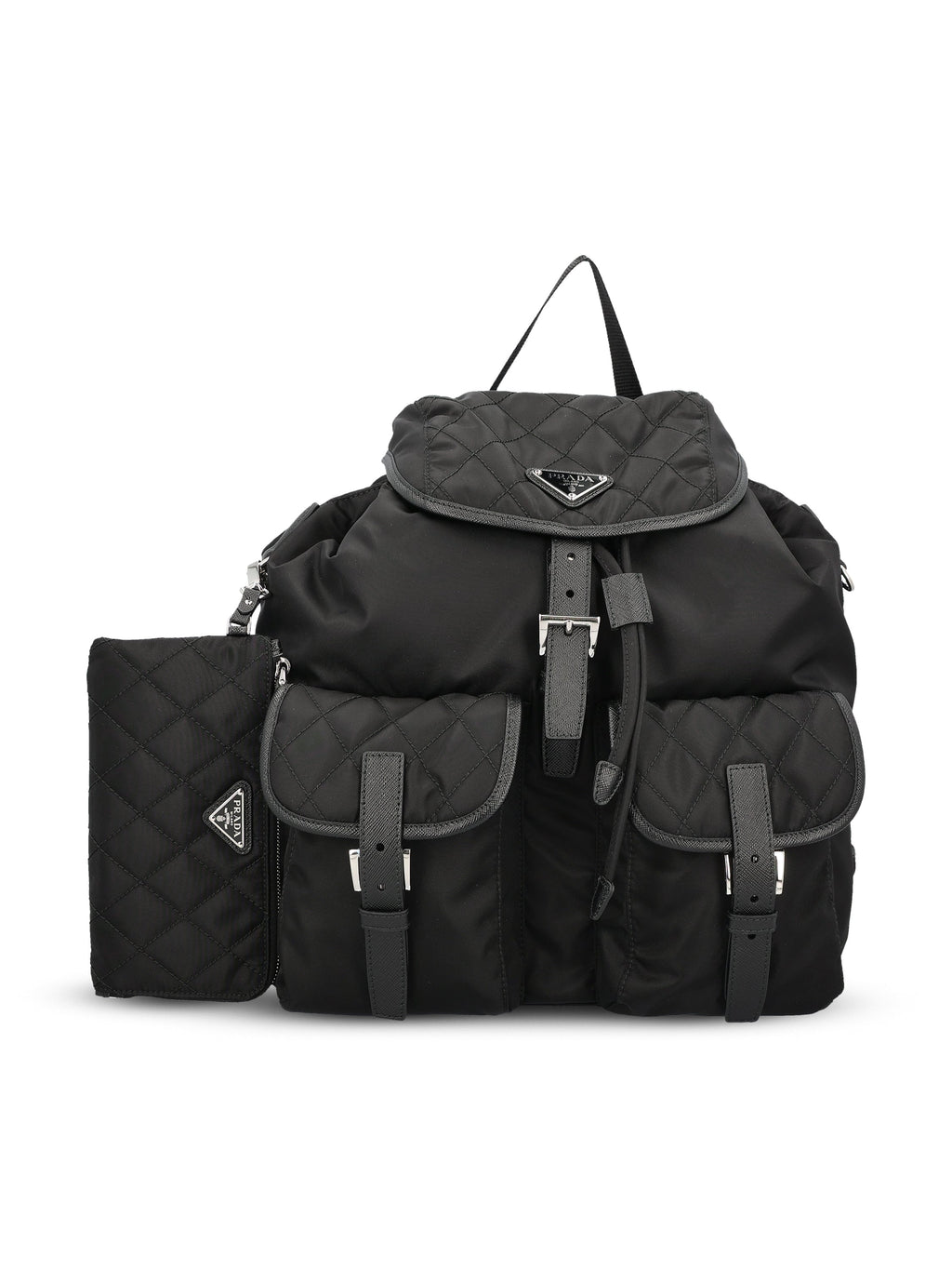 Prada Women's Re-Nylon Backpack in Black - view 1