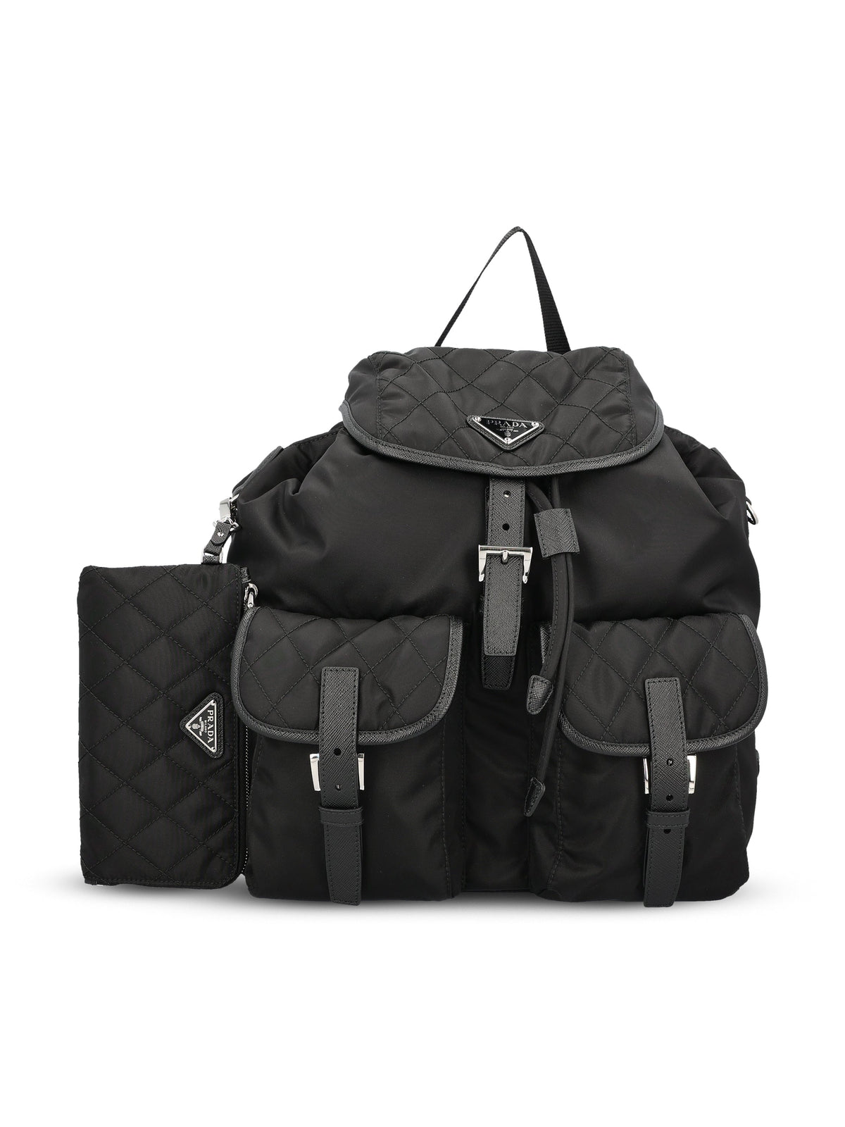 Prada Women's Re-Nylon Backpack in Black - view 1