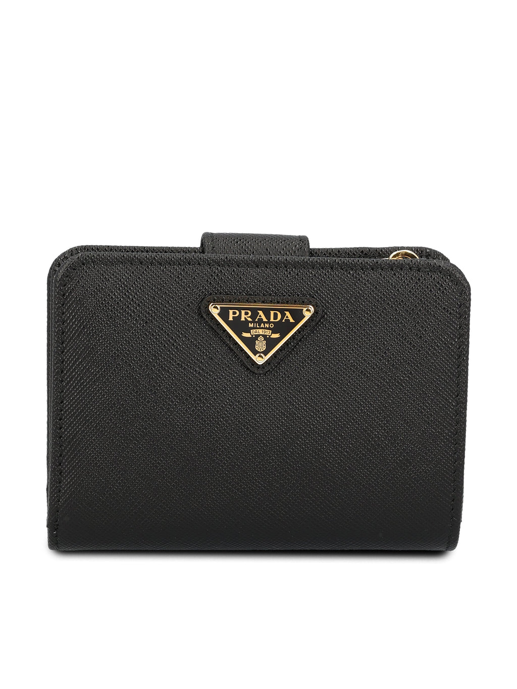 Prada Women's Saffiano Leather Wallet in Black - view 1