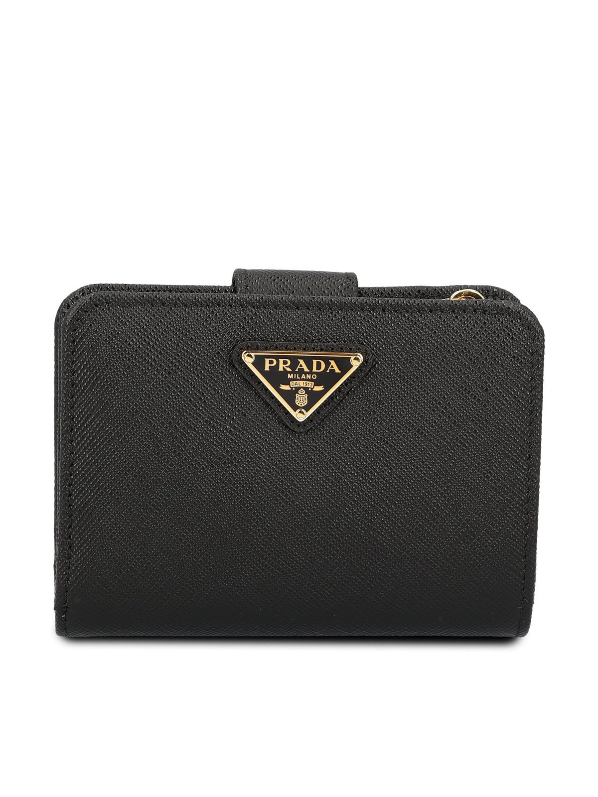 Prada Women's Saffiano Leather Wallet in Black - view 1