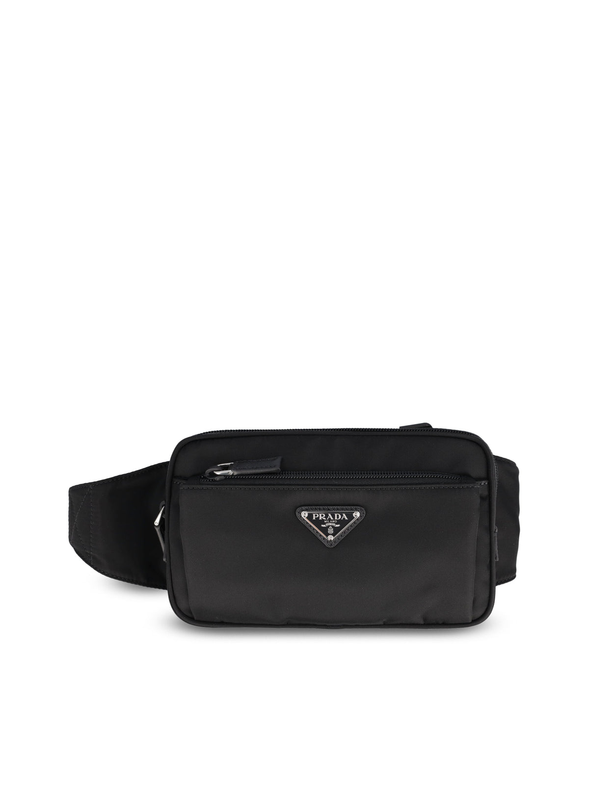 Prada Men's Re-Nylon Belt Bag in Black - view 1