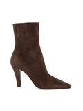 Saint Laurent Women's Jill Suede Boots in Brown - view 1