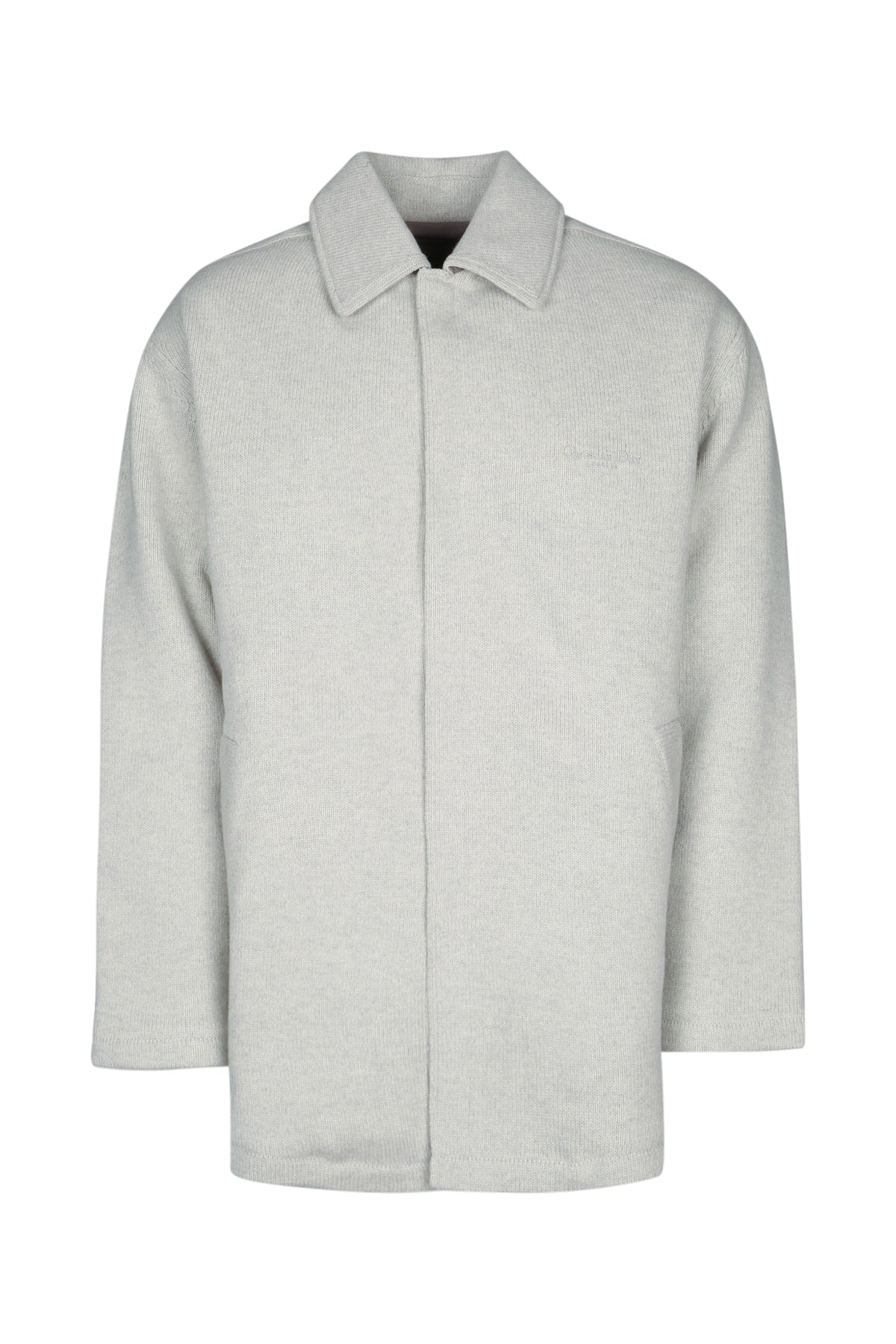Dior Men's Knitted Coat in Cream - image 1