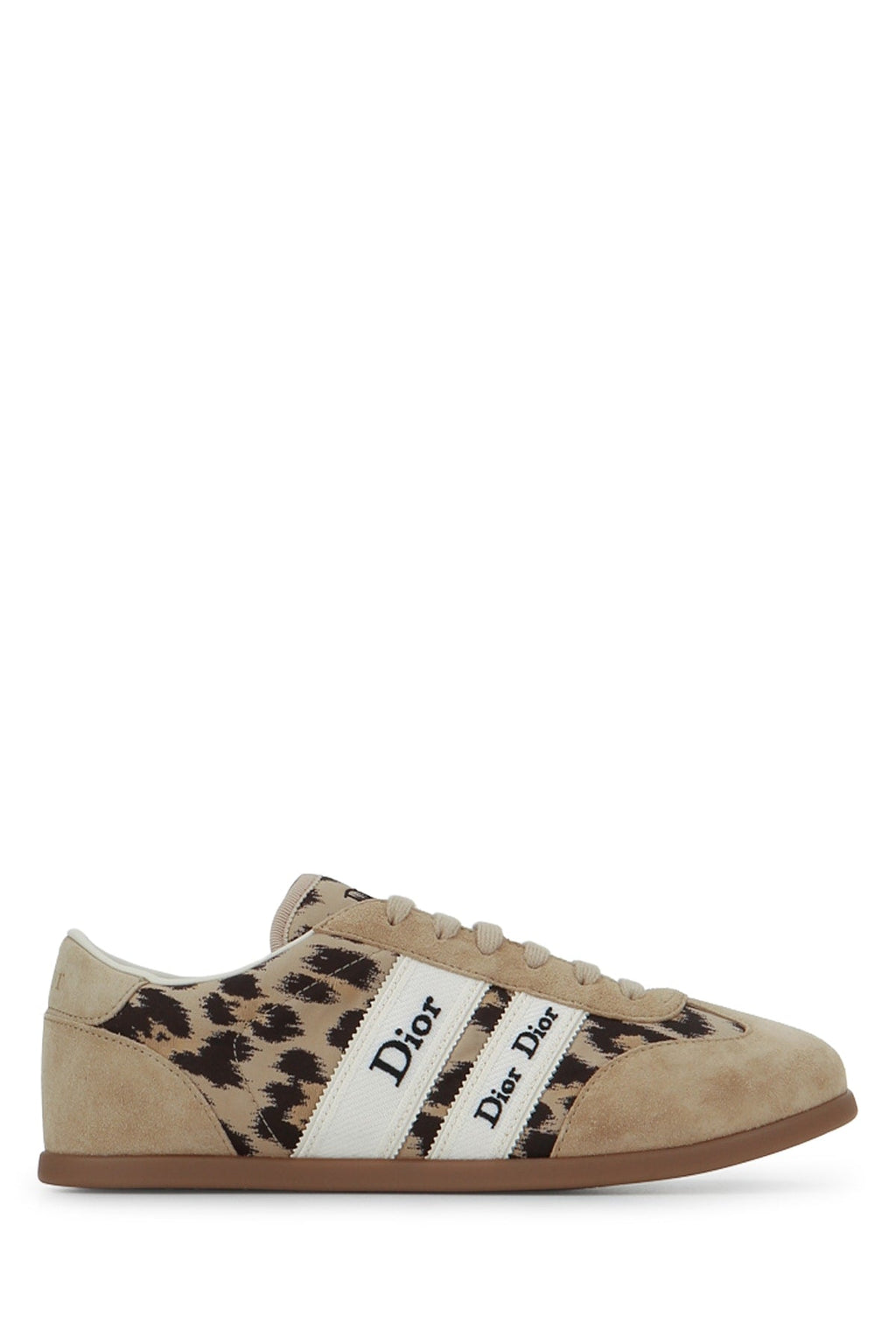 Dior Women's Leopard Print Sneakers in Beige - image 1