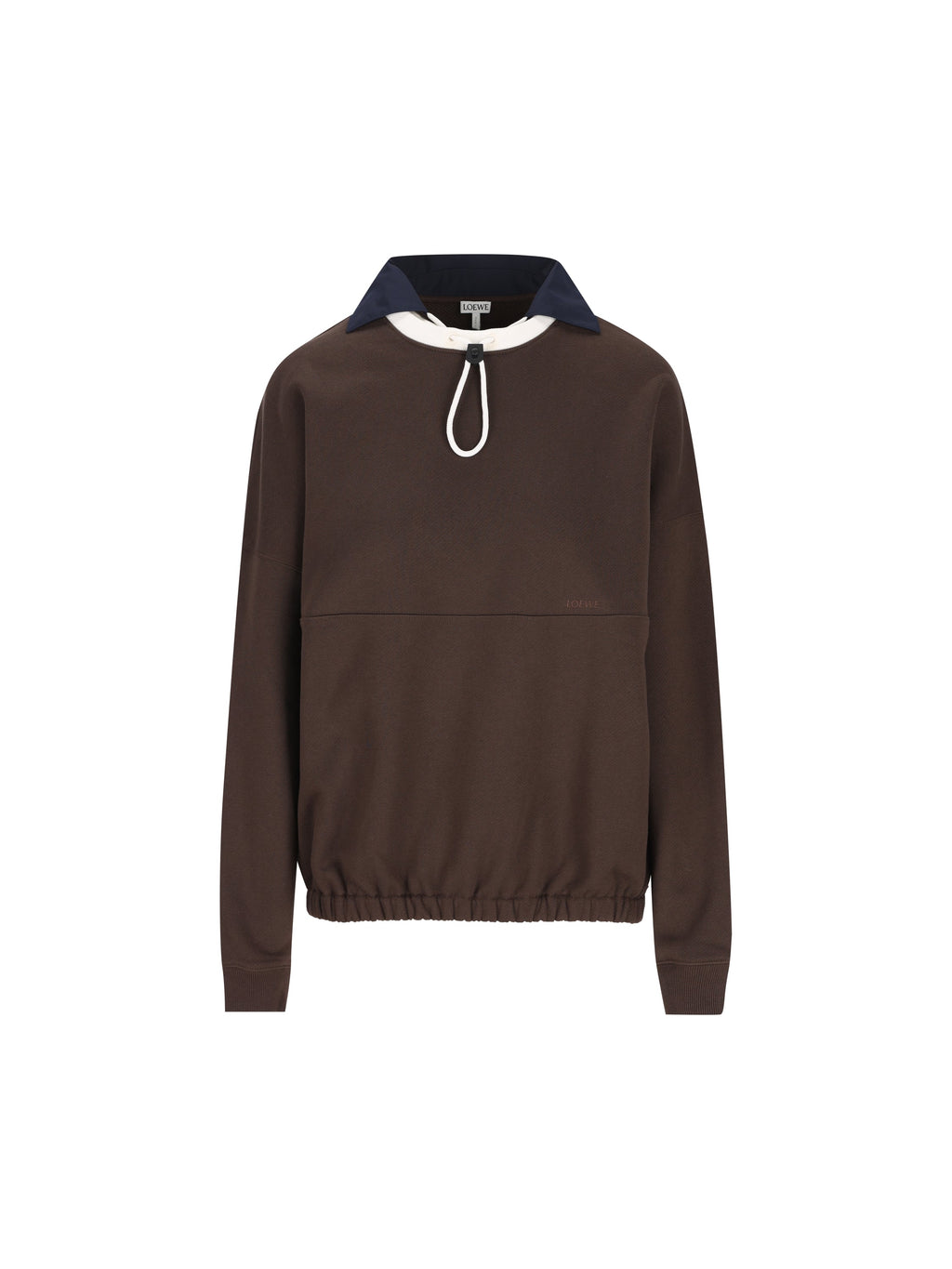Loewe Women's Cotton Sweatshirt in Brown - view 1