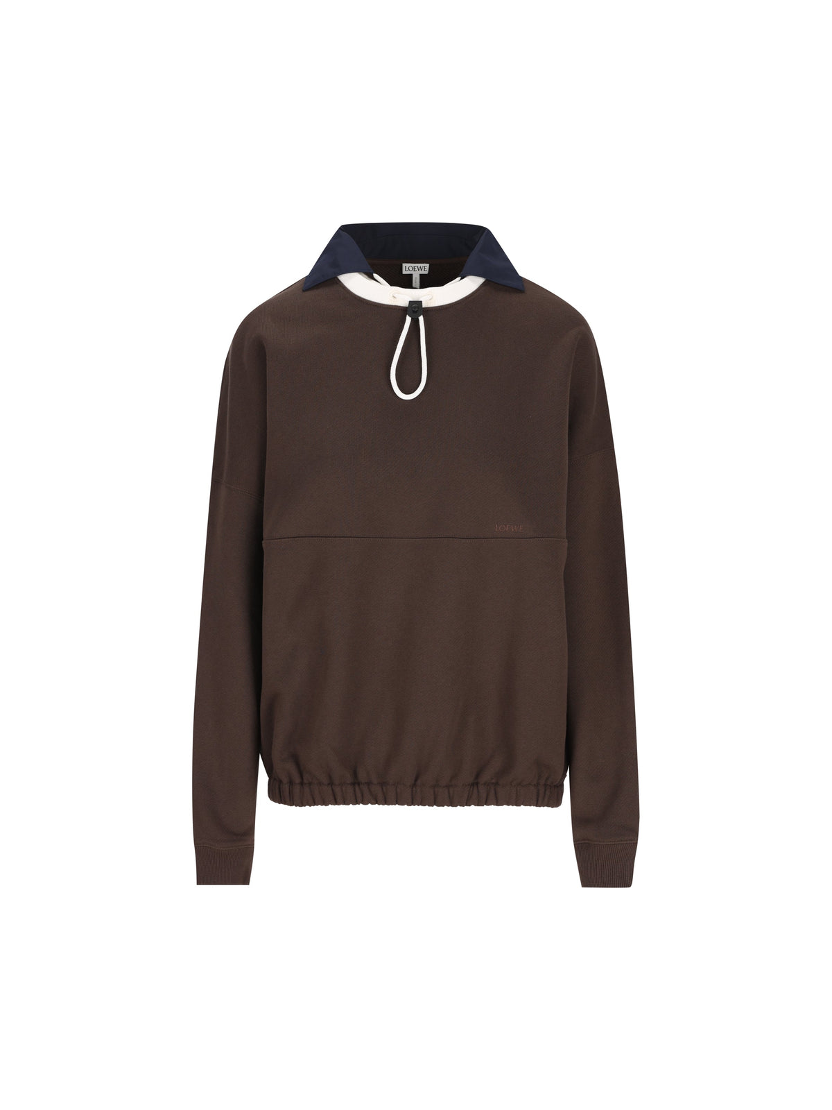 Loewe Women's Cotton Sweatshirt in Brown - view 1