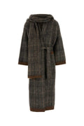 Brunello Cucinelli Women's Plaid Cardigan in Grey - image 1