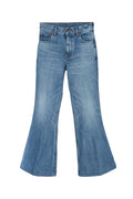 Celine Women's Denim Flare Jeans in Light Blue - image 1