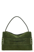 JW Anderson Women's Loafer Medium Handbag in Green Suede - view 1