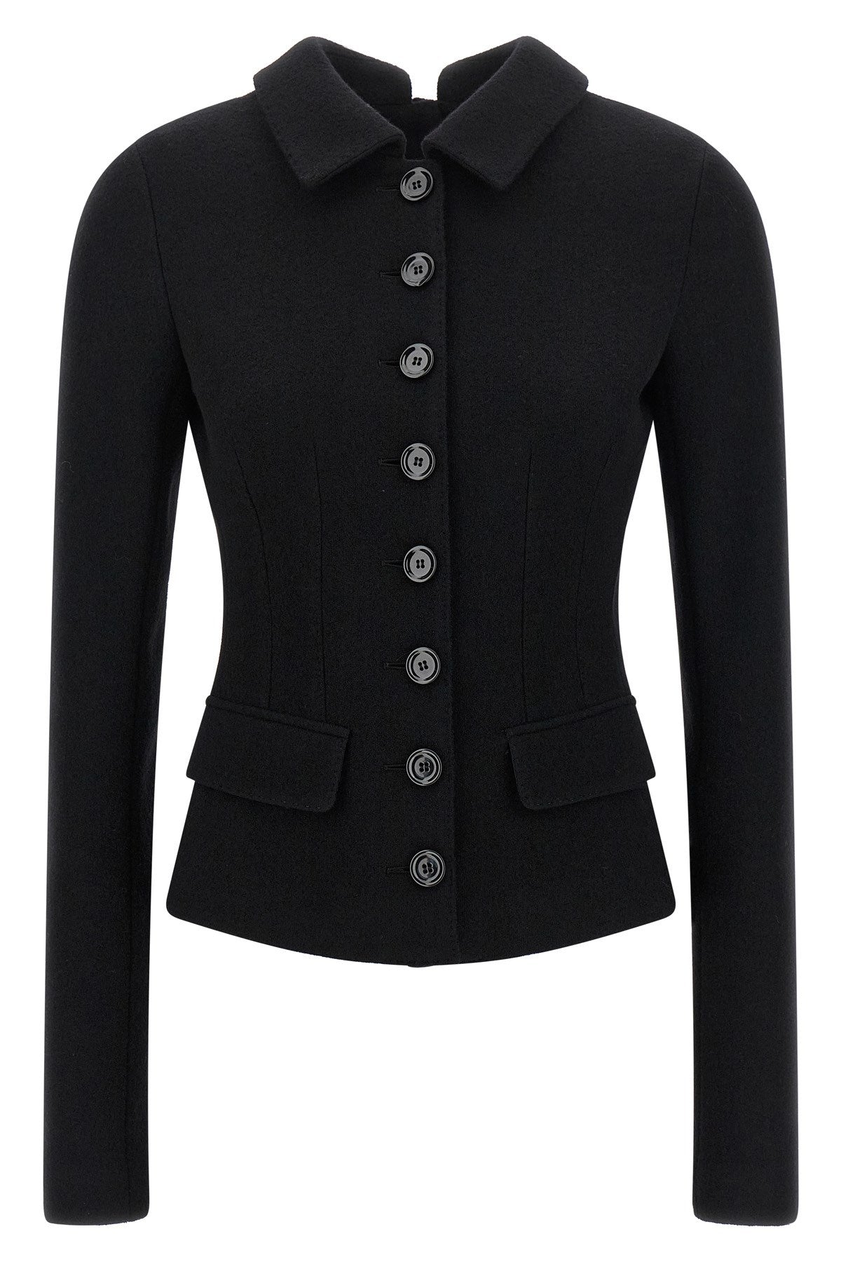 Dolce & Gabbana Women's Identity Blazer in Black Wool - view 1