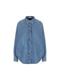 Loewe Women's Denim Shirt in Blue - view 1