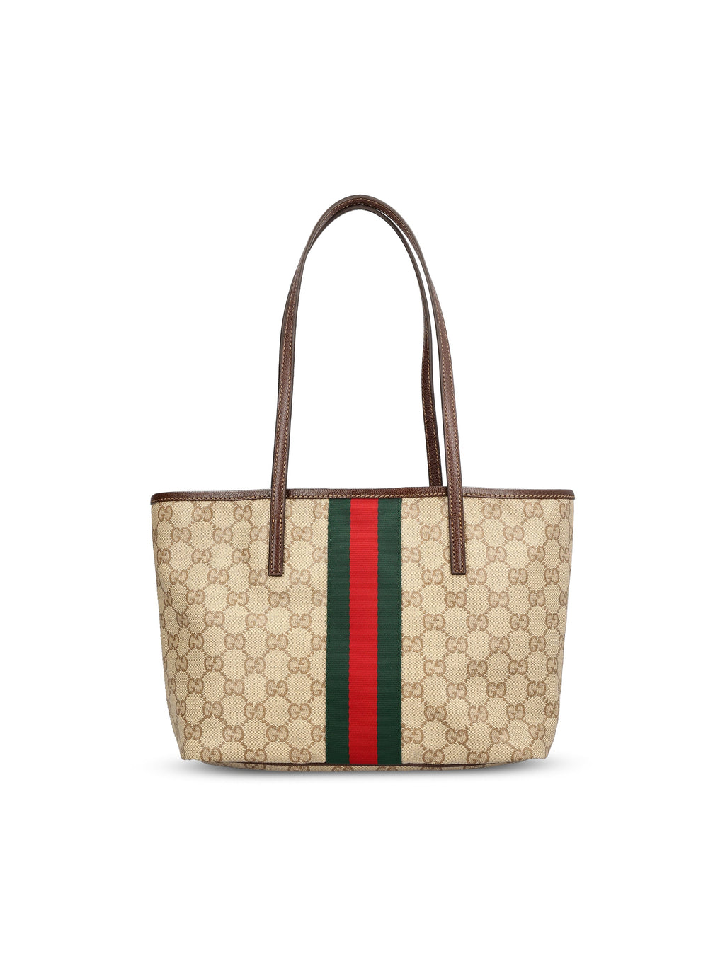 Gucci Women's GG Fabric Tribeca Small Tote in Beige - view 1