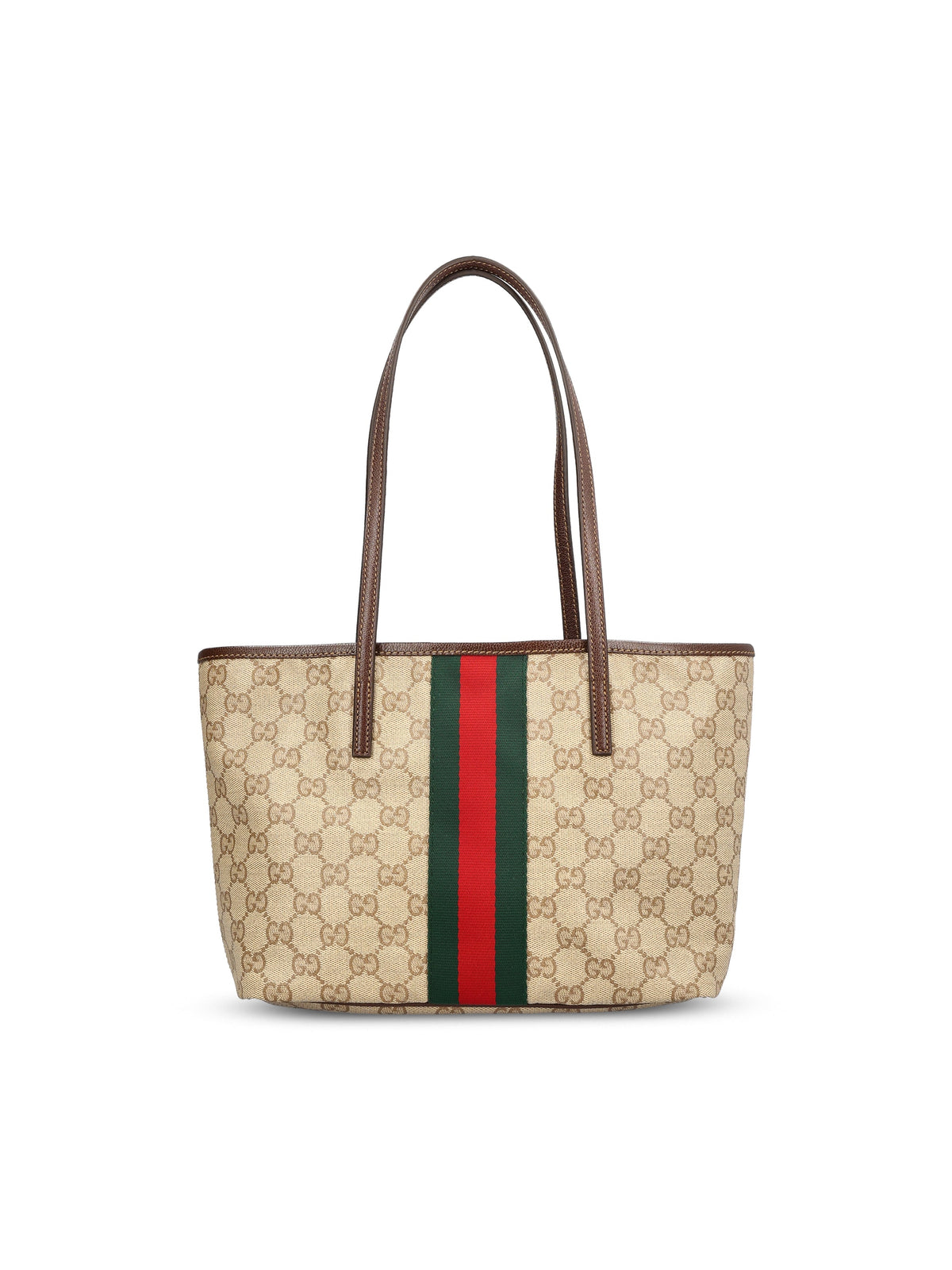 Gucci Women's GG Fabric Tribeca Small Tote in Beige - view 1