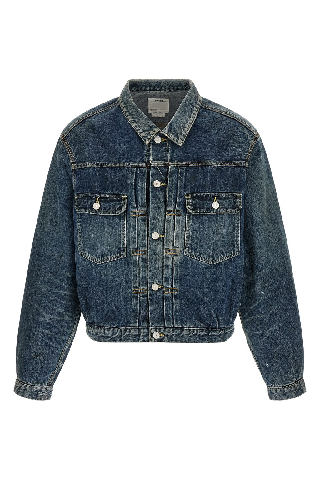 Visvim Men's 101XX Jacket in Blue Cotton - view 1