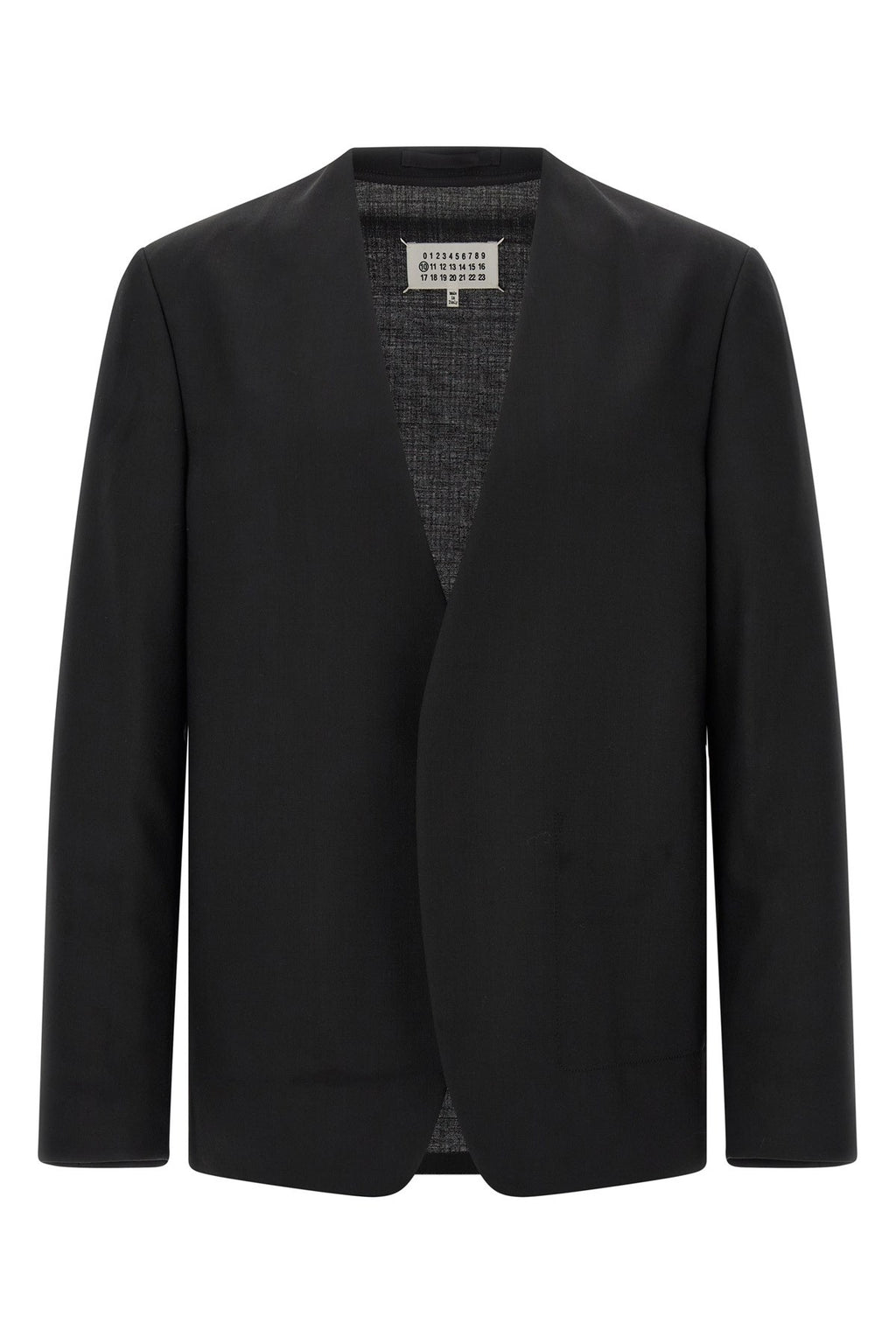 Maison Margiela Men's Minimal Blazer in Black Wool - view 1