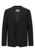 Maison Margiela Men's Minimal Blazer in Black Wool - view 1