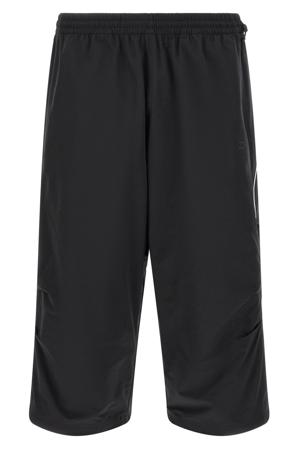 Gucci Men's Black Interlocking G Bermuda Shorts - image 1
