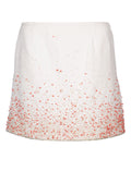 Dior Women's Beaded Mini Skirt in White and Pink - image 1