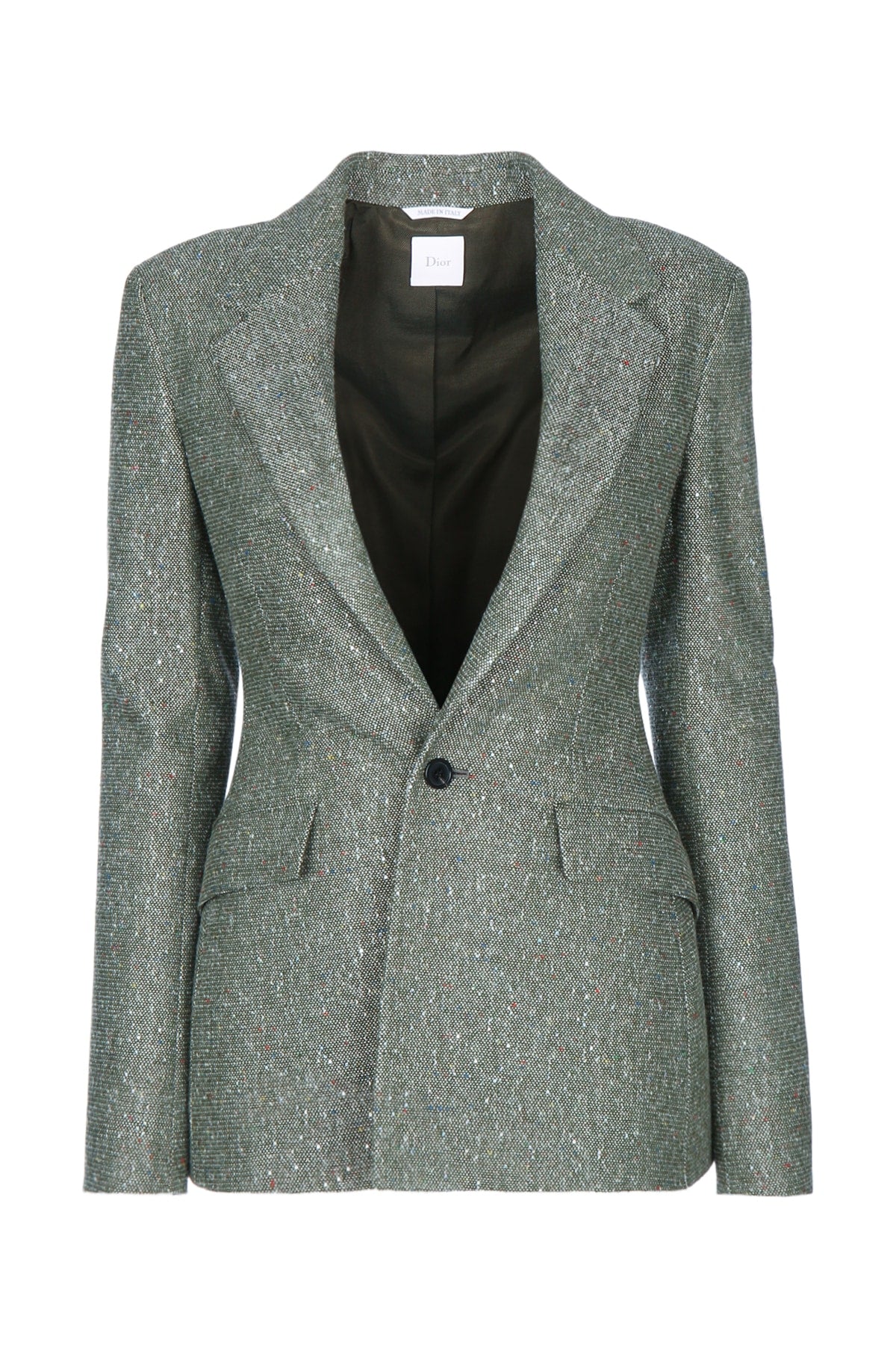 Dior Women's Tweed Blazer in Green - image 1