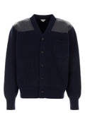 Bottega Veneta Men's Wool Blend Cardigan in Navy Blue - image 1