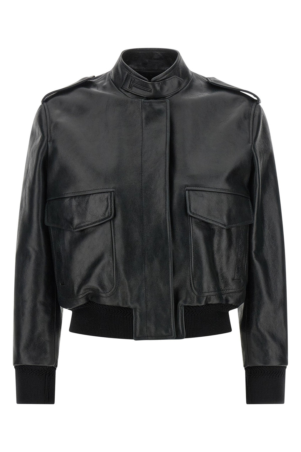Tom Ford Women's Aviator Jacket with Embossed T Detail - image 1
