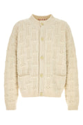 Marni Men's Wool Blend Cardigan in Ivory - image 1