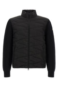 Moncler Men's Padded Cardigan in Black Polyamide - view 1
