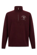 Brunello Cucinelli Men's Sweatshirt in Bordeaux Wool - view 1