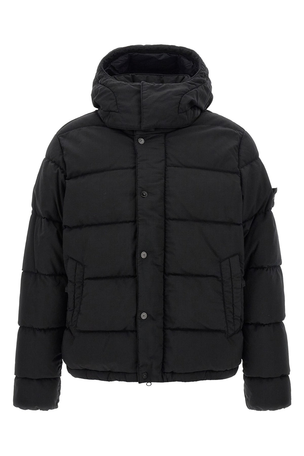 Stone Island Men's 4100063 Down Jacket in Black Wool - view 1