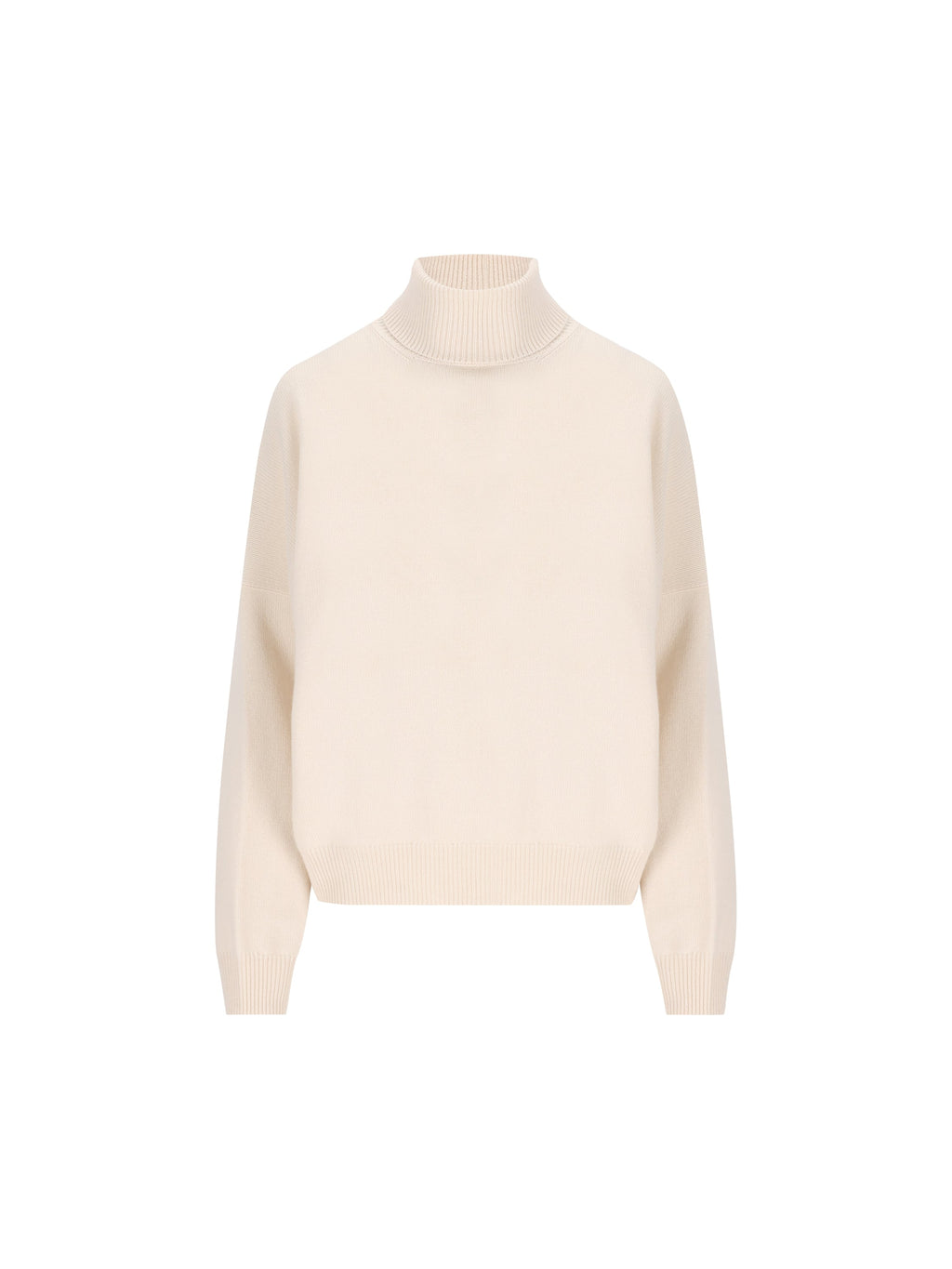 Brunello Cucinelli Women's Cashmere Turtleneck in White - view 1