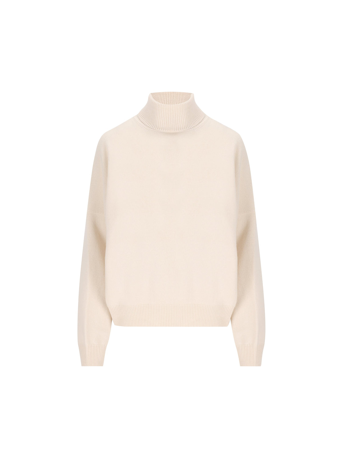 Brunello Cucinelli Women's Cashmere Turtleneck in White - view 1