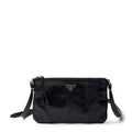Prada Men's Calf Leather Smartphone Holder Bag in Black