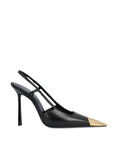 Saint Laurent Women's Leather Jeanne Pumps in Black - view 1