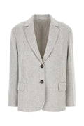 Brunello Cucinelli Women's Blazer in Light Grey - image 1