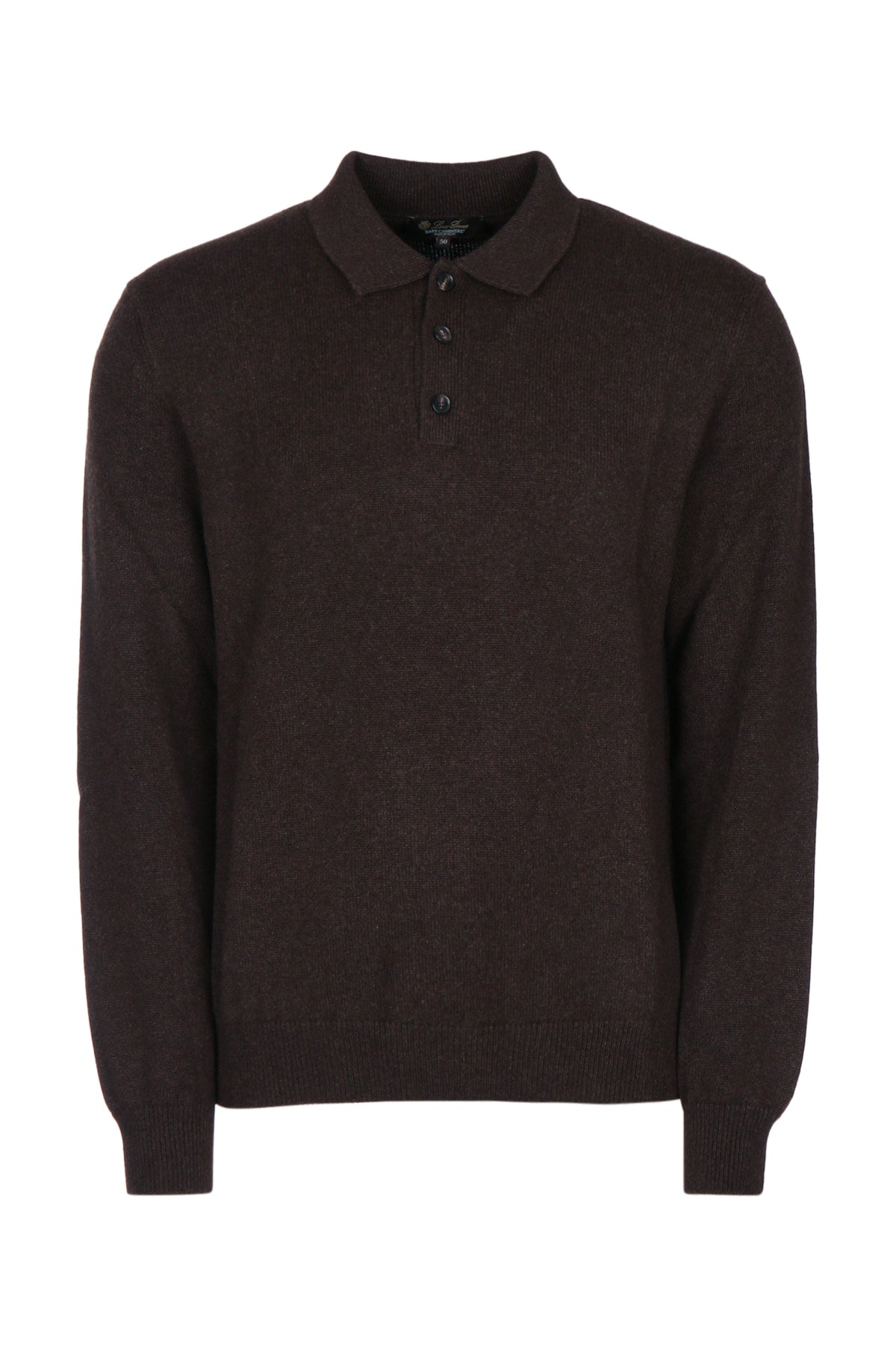 Loro Piana Men's Cashmere Parksville Polo in Brown - image 1